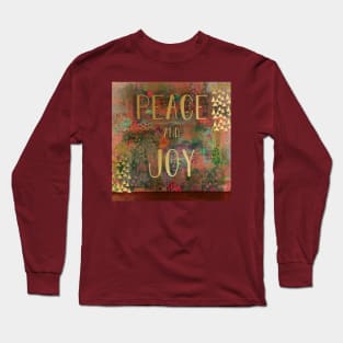 Peace and Joy Xmas Long Sleeve T-Shirt